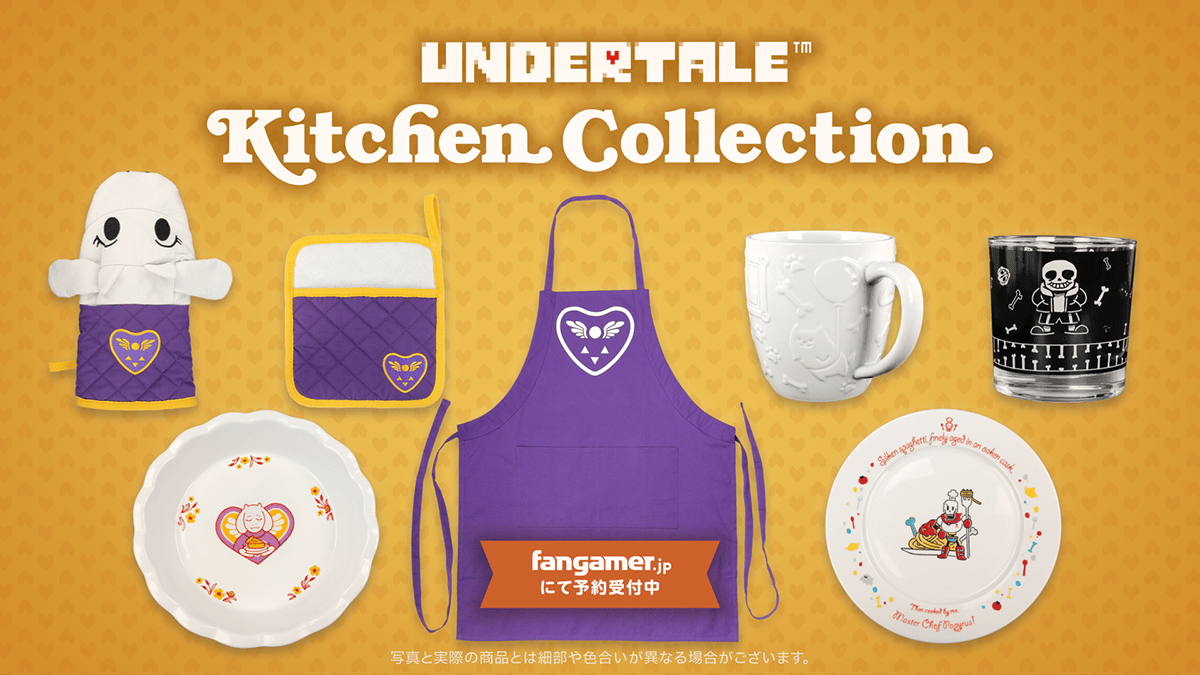 UNDERTALE Kitchen Collection, preorder now at Fangamer.com